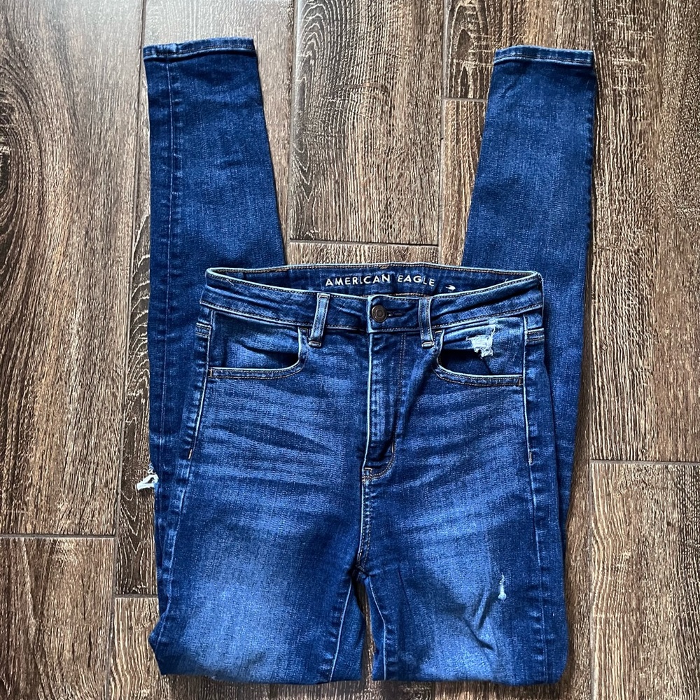 AEO highest rise jegging